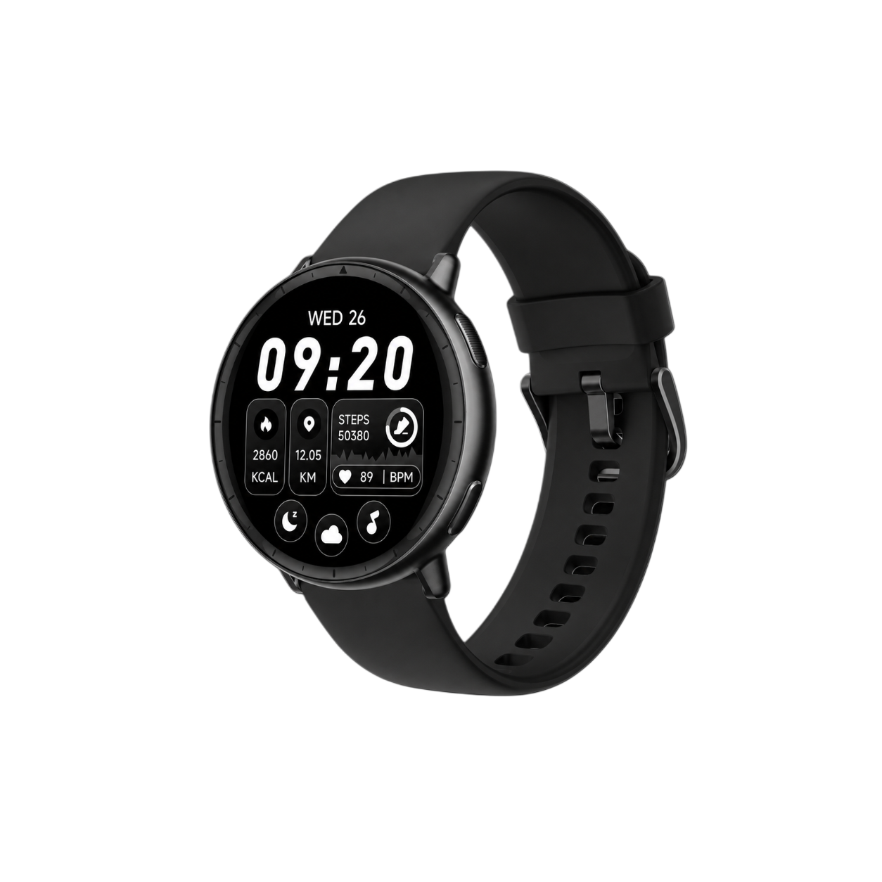 ElectroWear EWS-01 Rückseite mit Sensoren und Ladekontakten